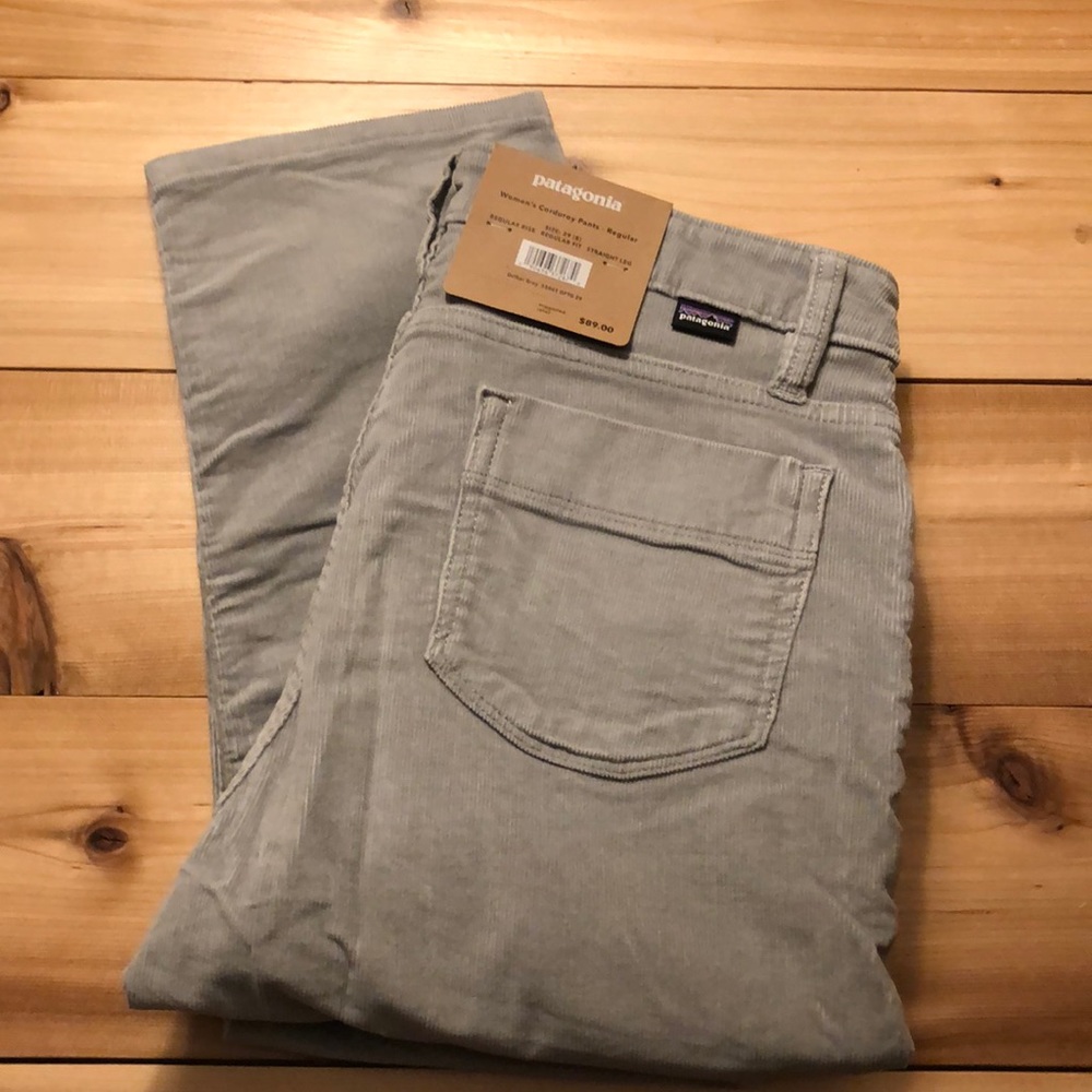 Patagonia Women’s grey corduroy pants - NEW 29 (8)